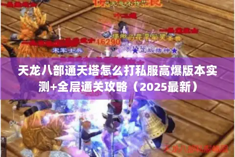 天龙八部通天塔怎么打私服高爆版本实测+全层通关攻略（2025最新）