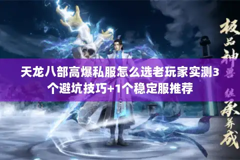 天龙八部高爆私服怎么选老玩家实测3个避坑技巧+1个稳定服推荐