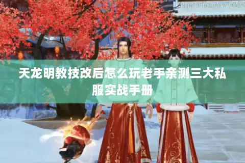 天龙明教技改后怎么玩老手亲测三大私服实战手册