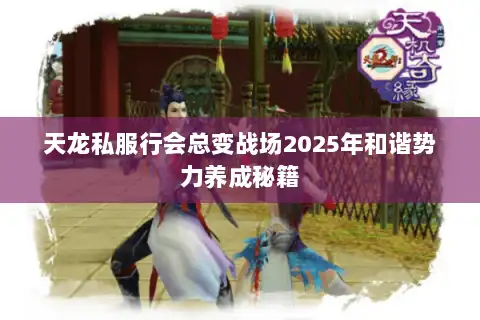 天龙私服行会总变战场2025年和谐势力养成秘籍