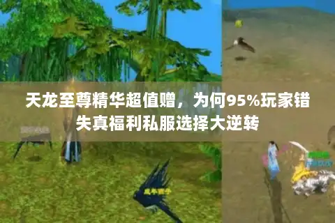 天龙至尊精华超值赠，为何95%玩家错失真福利私服选择大逆转