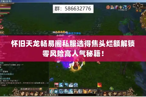 怀旧天龙畅易阁私服选得焦头烂额解锁零风险高人气秘籍！