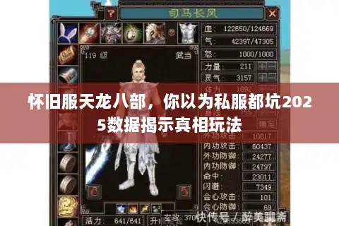 怀旧服天龙八部，你以为私服都坑2025数据揭示真相玩法