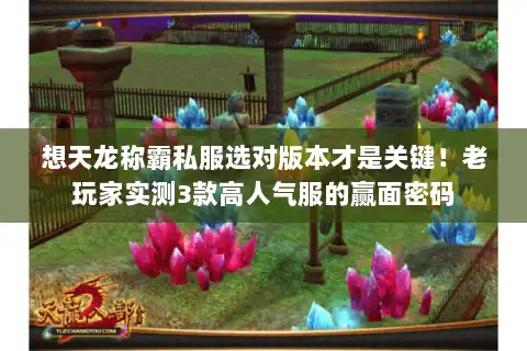 想天龙称霸私服选对版本才是关键！老玩家实测3款高人气服的赢面密码