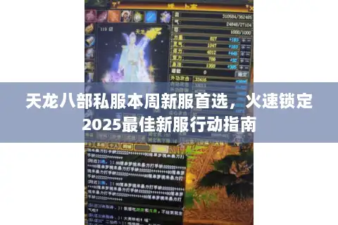 天龙八部私服本周新服首选，火速锁定2025最佳新服行动指南
