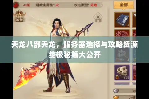 天龙八部天龙,服务器选择与攻略资源终极秘籍大公开 天龙八部天龙,服务器选择与攻略资源终极秘籍大公开