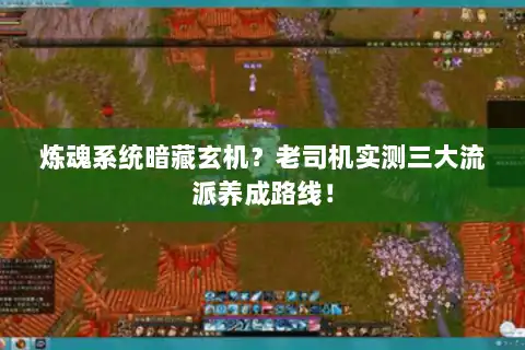 炼魂系统暗藏玄机？老司机实测三大流派养成路线！