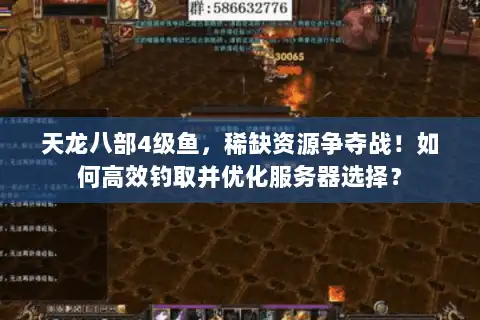 天龙八部4级鱼，稀缺资源争夺战！如何高效钓取并优化服务器选择？