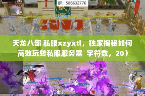 天龙八部 私服xzyxtl，独家揭秘如何高效玩转私服服务器  字符数，20）