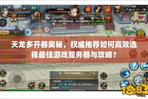 天龙多开器奥秘，权威推荐如何高效选择最佳游戏服务器与攻略？