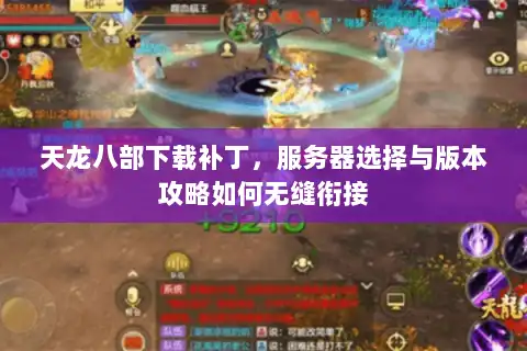 天龙八部下载补丁，服务器选择与版本攻略如何无缝衔接