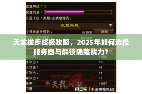 天龙拔步终极攻略,2025年如何选择服务器与解锁隐藏战力? 天龙拔步终极攻略,2025年如何选择服务器与解锁隐藏战力?