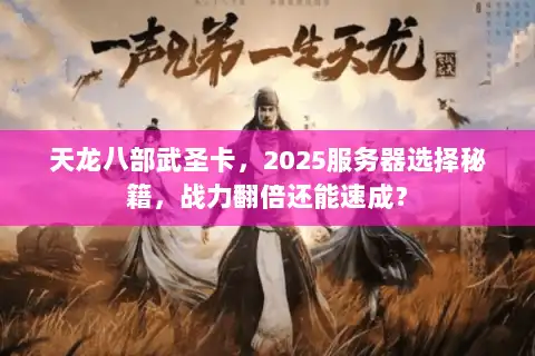 天龙八部武圣卡,2025服务器选择秘籍,战力翻倍还能速成? 天龙八部武圣卡,2025服务器选择秘籍,战力翻倍还能速成?