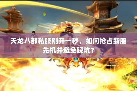 天龙八部私服刚开一秒，如何抢占新服先机并避免踩坑？