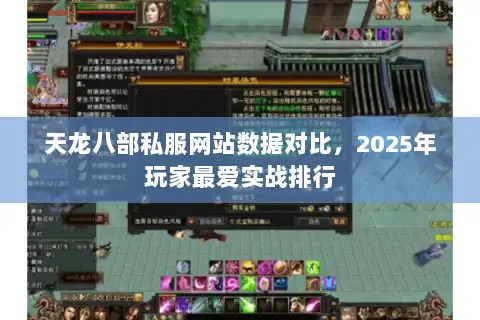 天龙八部私服网站数据对比，2025年玩家最爱实战排行