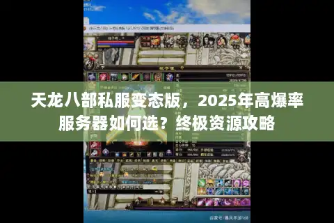 天龙八部私服变态版，2025年高爆率服务器如何选？终极资源攻略
