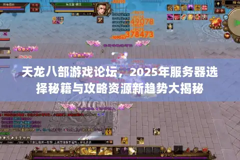 天龙八部游戏论坛，2025年服务器选择秘籍与攻略资源新趋势大揭秘