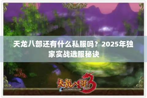 天龙八部还有什么私服吗？2025年独家实战选服秘诀