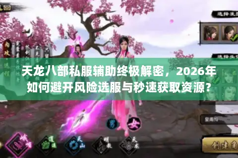 天龙八部私服辅助终极解密，2026年如何避开风险选服与秒速获取资源？