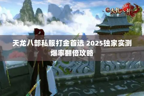 天龙八部私服打金首选 2025独家实测爆率翻倍攻略
