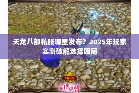 天龙八部私服哪里发布？2025年玩家实测破解选择困局