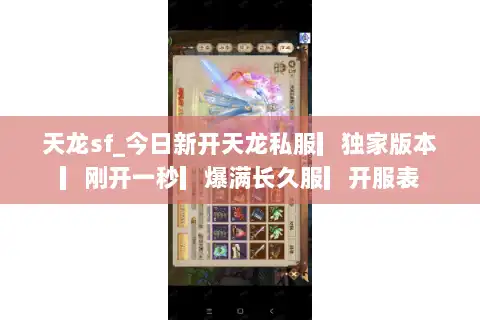 天龙sf_今日新开天龙私服▎独家版本▎刚开一秒▎爆满长久服▎开服表