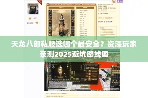 天龙八部私服选哪个最安全？资深玩家亲测2025避坑路线图