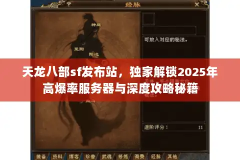 天龙八部sf发布站，独家解锁2025年高爆率服务器与深度攻略秘籍