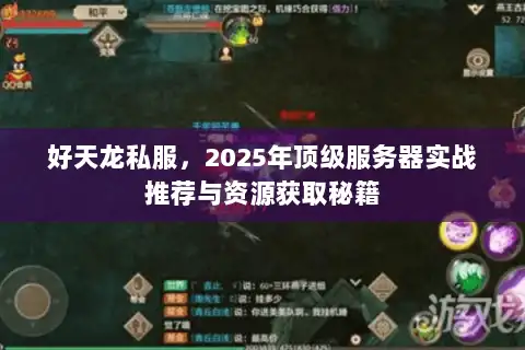 好天龙私服，2025年顶级服务器实战推荐与资源获取秘籍