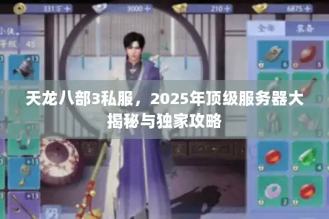 天龙八部3私服，2025年顶级服务器大揭秘与独家攻略
