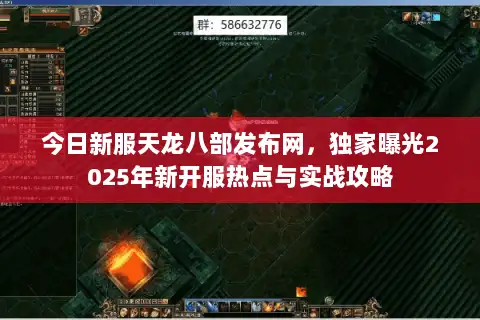 今日新服天龙八部发布网，独家曝光2025年新开服热点与实战攻略