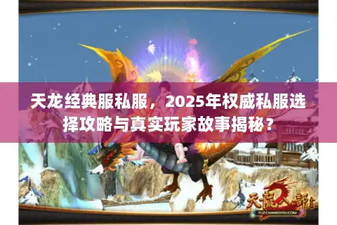 天龙经典服私服，2025年权威私服选择攻略与真实玩家故事揭秘？