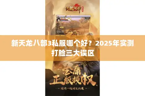 新天龙八部3私服哪个好？2025年实测打脸三大误区