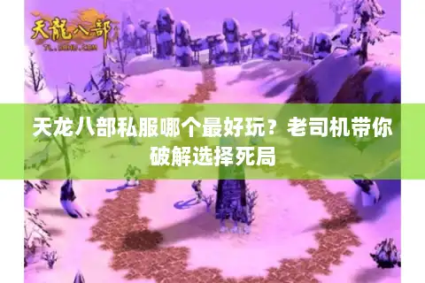天龙八部私服哪个最好玩？老司机带你破解选择死局