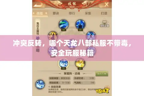 冲突反转，哪个天龙八部私服不带毒，安全玩服秘籍