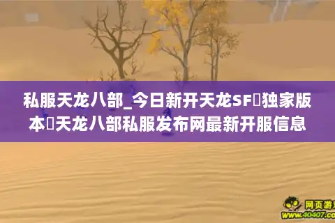 私服天龙八部_今日新开天龙SF▷独家版本◁天龙八部私服发布网最新开服信息一览