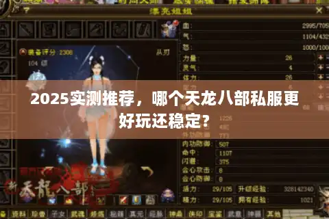 2025实测推荐，哪个天龙八部私服更好玩还稳定？