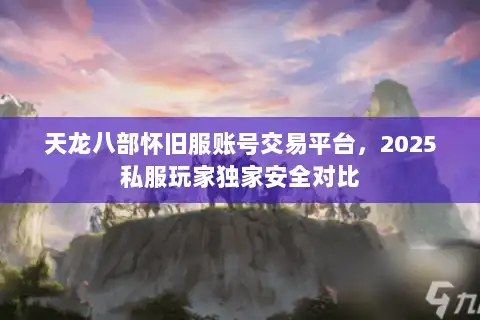 天龙八部怀旧服账号交易平台，2025私服玩家独家安全对比