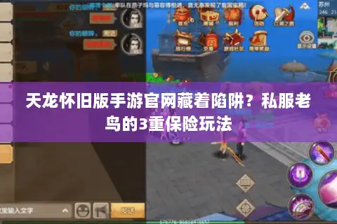 天龙怀旧版手游官网藏着陷阱？私服老鸟的3重保险玩法