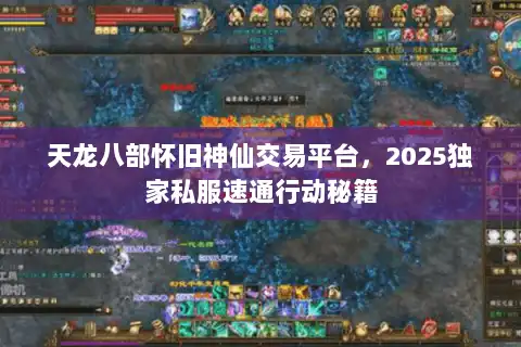 天龙八部怀旧神仙交易平台，2025独家私服速通行动秘籍