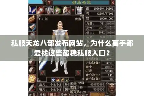 私服天龙八部发布网站,为什么高手都爱找这些超稳私服入口? 私服天龙八部发布网站,为什么高手都爱找这些超稳私服入口?