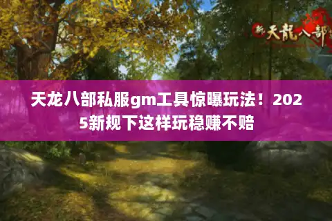 天龙八部私服gm工具惊曝玩法！2025新规下这样玩稳赚不赔