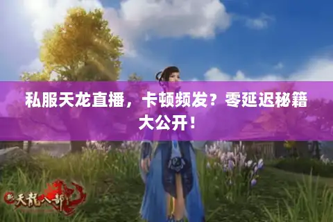 私服天龙直播，卡顿频发？零延迟秘籍大公开！