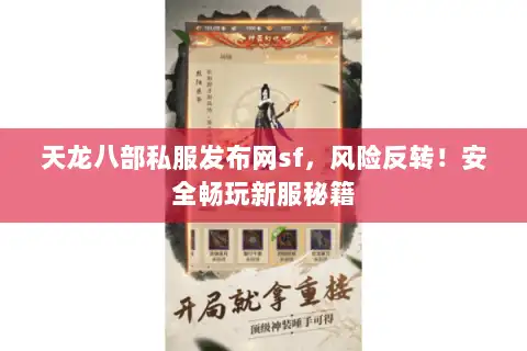天龙八部私服发布网sf，风险反转！安全畅玩新服秘籍