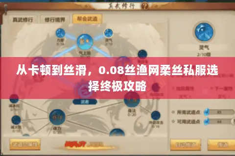 从卡顿到丝滑，0.08丝渔网柔丝私服选择终极攻略