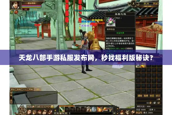 天龙八部手游私服发布网，秒找福利版秘诀？