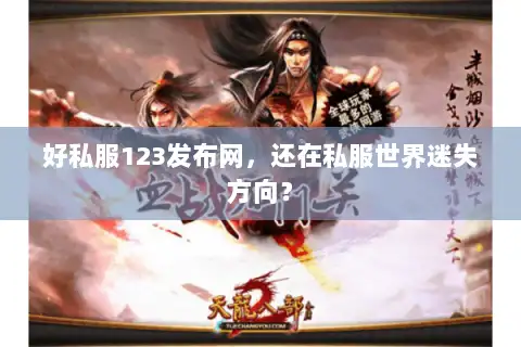好私服123发布网，还在私服世界迷失方向？