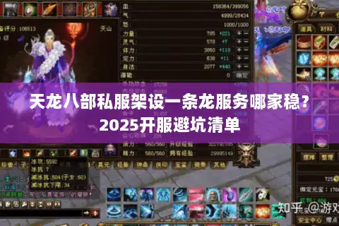 天龙八部私服架设一条龙服务哪家稳？2025开服避坑清单