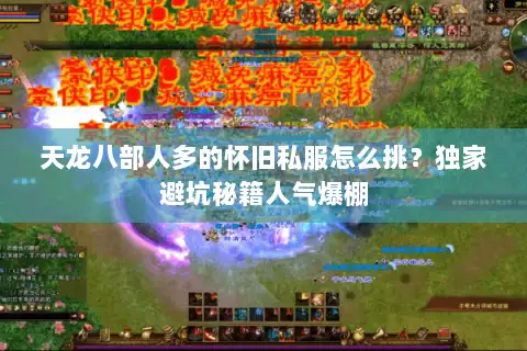 天龙八部人多的怀旧私服怎么挑？独家避坑秘籍人气爆棚
