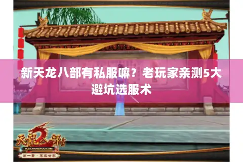 新天龙八部有私服嘛？老玩家亲测5大避坑选服术